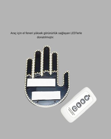 Mey İthalat® 203 LED’li Yüksek Görünürlüklü Jest Işığı