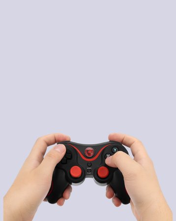 Mey İthalat® Gelişmiş Kontrol Hassasiyeti Sunan Kablosuz Bluetooth Oyun Kolu