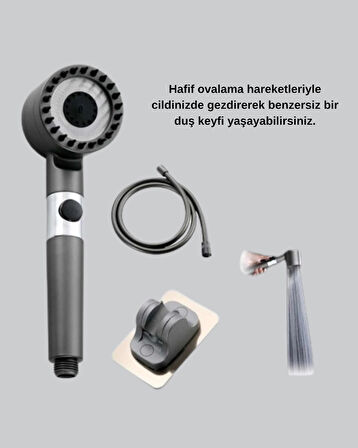 CEYLAN ADAM Masaj Etkili Duş Başlığı – Su Tasarruflu, Yüksek Basınçlı ve Cilt Dostu Tasarım
