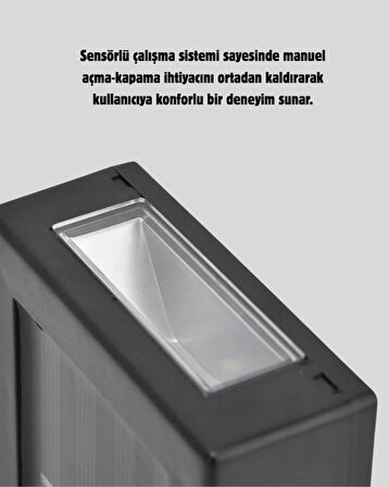 CEYLAN ADAM Güneş Enerjili 6 LED Solar Lamba – Fotoselli, Su Geçirmez ve Çevre Dostu Bahçe Işığı