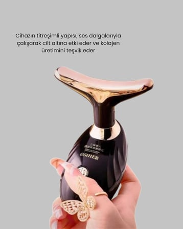 Mey İthalat Cilt Gençleştirme ve Sıkılaştırma Cihazı Kolajen Artırıcı Titreşimli