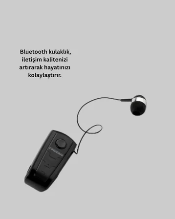 Mey İthalat Ergonomik Bluetooth Kulaklık – 8 Saat Konuşma, Gürültü Azaltıcı Mikrofon
