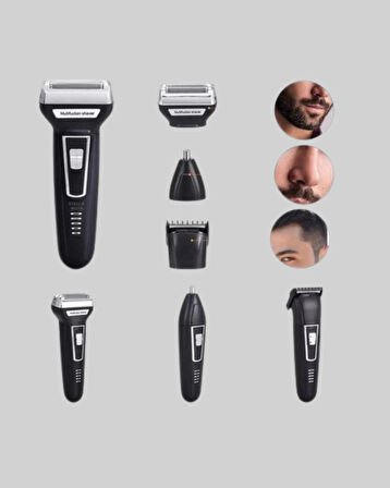 CEYLAN ADAM İnsua Erkek Bakım Seti – 3 Başlıklı Şarjlı Tıraş Makinesi, 60 Dakika Kablosuz Kullanım