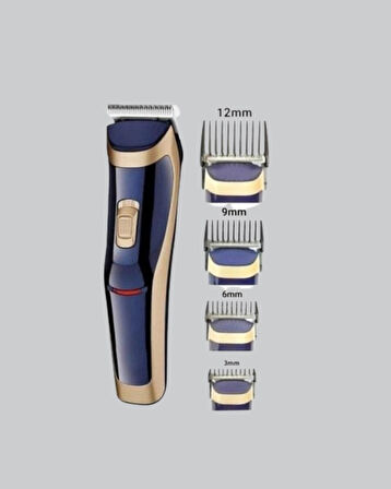 CEYLAN ADAM Profesyonel Şarjlı Saç ve Sakal Kesme Makinesi – Unisex, 12 mm Ayarlanabilir Başlık