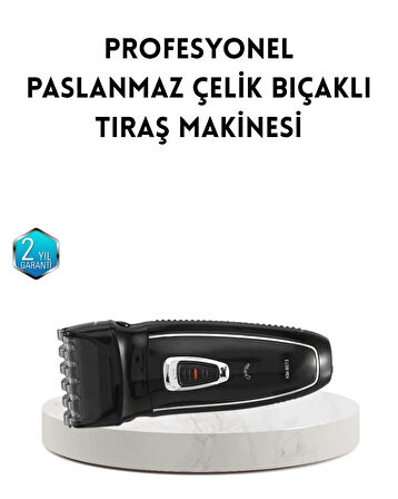 CEYLAN ADAM Unisex Şarjlı Saç ve Sakal Kesme Makinesi – Sessiz Motor, 1–12 mm Ayarlanabilir Başlık