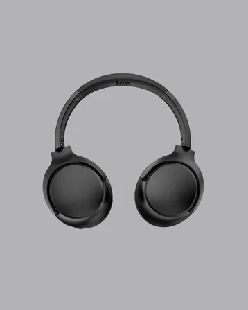 Mey İthalat Bluetooth 5.0 Siyah Kablosuz Kulaklık 18 Saat Batarya Katlanabilir Tasarım Yeni Nesil
