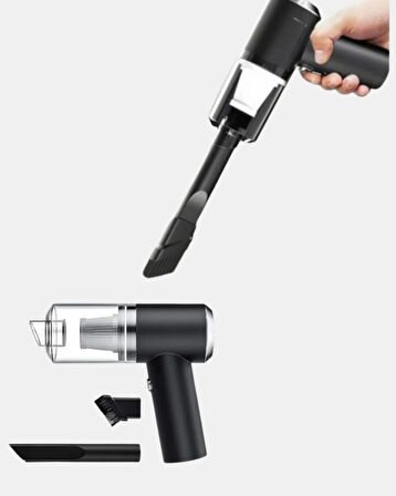 CEYLAN ADAM Mini Şarjlı Araç Süpürgesi – 120W Güçlü Motor, 5500PA Vakum Emiş, Yıkanabilir Filtre