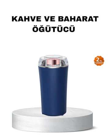 Mey İthalat® Otomatik Paslanmaz Çelik Kahve ve Baharat Öğütücü