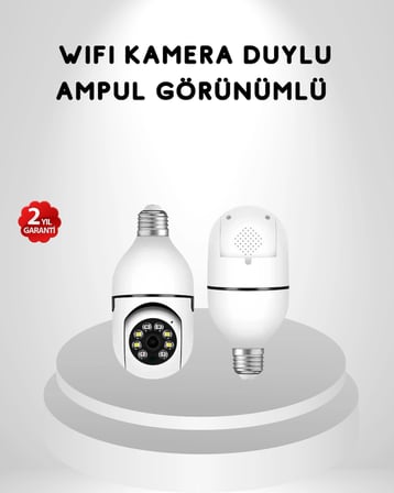 Akıllı Duylu 360° Güvenlik Kamerası – PTZ Özellikli, Uzaktan Kontrollü Akıllı Kamera
