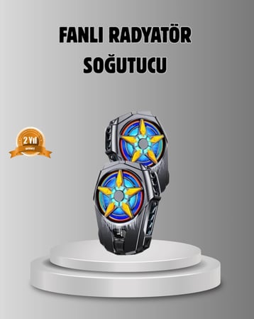 Taşınabilir Şarjlı Telefon Soğutucu – Sessiz Fan Motoru ile Yüksek Performans Koruma