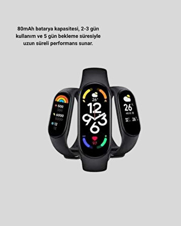 CEYLAN ADAM Akıllı Bileklik – Adım Sayar, Kalp Atış Ölçer, Uyku Takipli ve Suya Dayanıklı