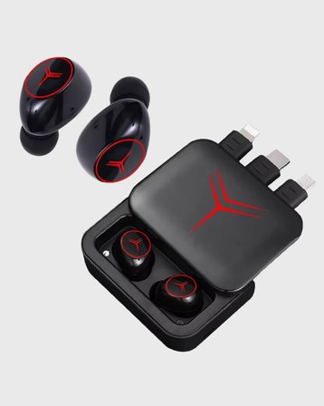 Mey İthalat® Powerbank Özellikli Bluetooth Kablosuz Kulaklık – Dokunmatik Kontrol, Uzun Pil Ömrü, Ergonomik Tasarım