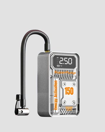 Mey İthalat® Şarjlı Kablosuz Hava Pompası – 150 PSI Basınç, LED Ekran ve 6000mAh Batarya