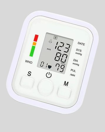 Mey İthalat® Üst Koldan Ölçüm Dijital Tansiyon Aleti – IHB Aritmi Uyarılı ve Çift Hafızalı
