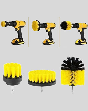 CEYLAN ADAM 3 Parça Matkap Fırça Temizlik Seti – Her Yüzey İçin Güçlü ve Pratik Çözüm