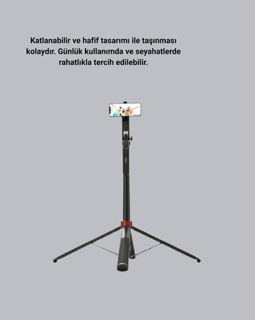 NPL2S TRİPOT +K11 YAKA MİKROFONU SET