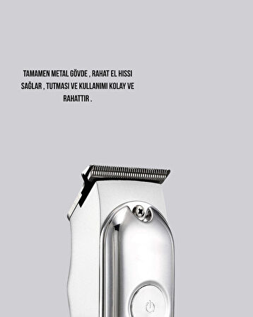 CEYLAN ADAM Saç ve Sakal Kesme Makinesi – Şarjlı, Profesyonel Performans, Ayarlanabilir Uzunluk