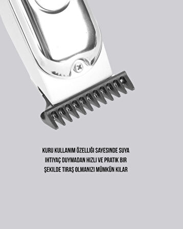 CEYLAN ADAM Saç ve Sakal Kesme Makinesi – Şarjlı, Profesyonel Performans, Ayarlanabilir Uzunluk