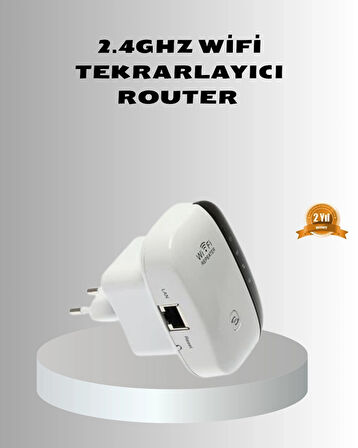 CEYLAN ADAM 2.4G WiFi Sinyal Çoğaltıcı Router Genişletici Güçlü Antenli