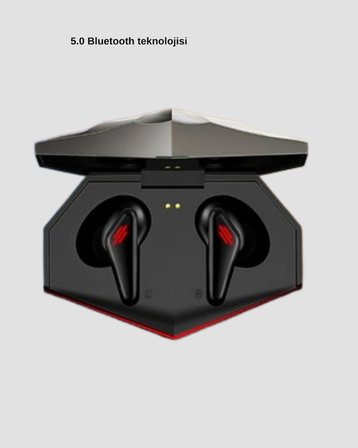 Mey İthalat® Gürültü Engelleme Özellikli Kablosuz Bluetooth Kulaklık Dokunmatik