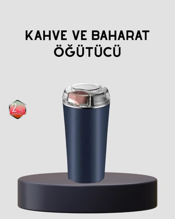 Mey İthalat® Paslanmaz Çelik Otomatik Öğütücü Kolay Temizlenebilir Yedek Bıçaklı