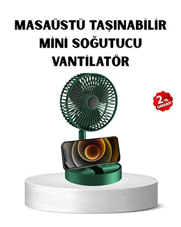 CEYLAN ADAM Taşınabilir Katlanabilir Mini Fan 3 Kademeli Şarj Edilebilir