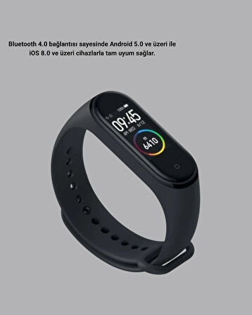 CEYLAN ADAM Bluetooth Akıllı Bileklik Spor Modlu Kalp Atış Takipli Uyku Analizli