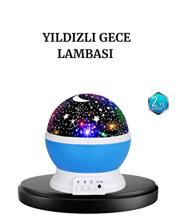 CEYLAN ADAM Renkli LED Gece Lambası 6 Işık Modlu Çocuk Odası Atmosfer Aydınlatma