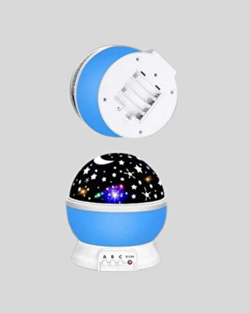 CEYLAN ADAM Renkli LED Gece Lambası 6 Işık Modlu Çocuk Odası Atmosfer Aydınlatma