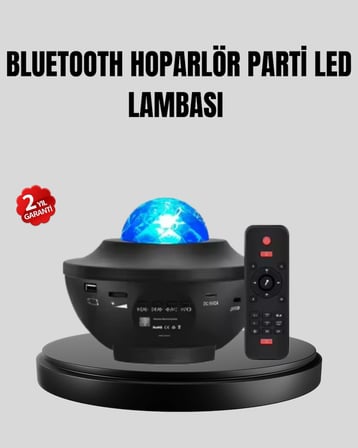 Mey İthalat® Yıldızlı Projektör Galaxy Efektli Ayarlanabilir Renkli Atmosfer Lambası
