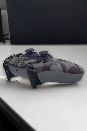 Mey İthalat® PS4 Oyun Kolu Kamuflaj Desenli Joystick