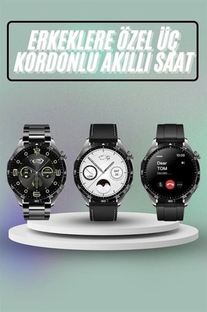 Mey İthalat® Akıllı Saat Ios Ve Android Tüm Telefonlara Uyumlu Çok Fonksiyonlu Amoled Ekran