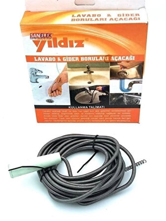 Lavabo Ve Gider Boru Açacağı (3 Metre)