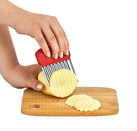 CEYLAN ADAM Pratik Kolay Patates Meyve Ve Sebze Dilimleyici Doğrama Bıçağı