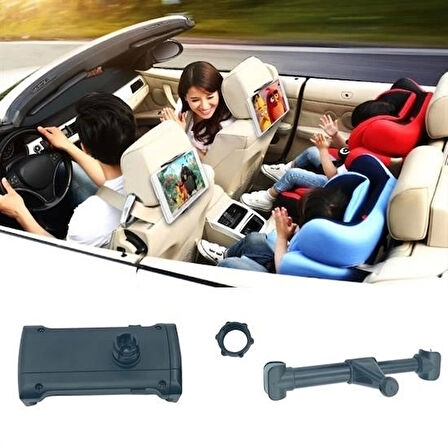 CEYLAN ADAM  Oto Koltuk Arkası Telefon Tablet Tutucu Ayarlanabilir 360 Derece Dönebilen Pratik Stand