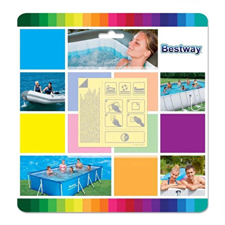 CEYLAN ADAM   Bestway Şişme Ürünler için Tamir Yaması 6,5 x 6,5 cm 62091