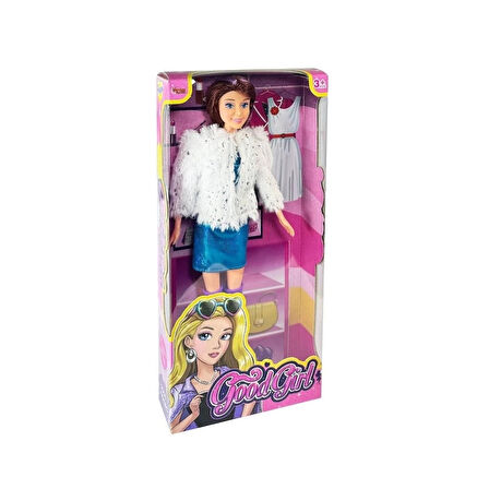 CEYLAN ADAM   WG-66770 Parlak Elbiseli Ceketli Bebek 29 cm -Vardem