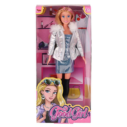 CEYLAN ADAM   WG-66770 Parlak Elbiseli Ceketli Bebek 29 cm -Vardem