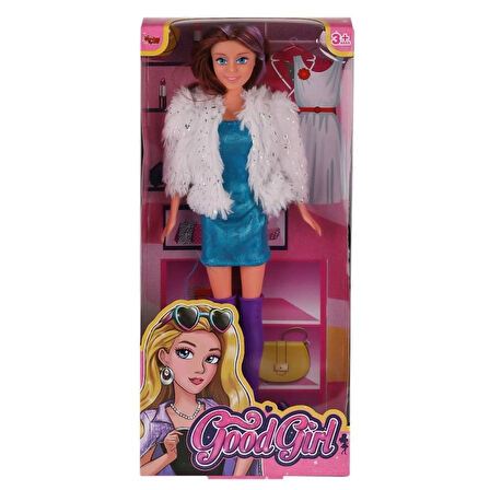 CEYLAN ADAM   WG-66770 Parlak Elbiseli Ceketli Bebek 29 cm -Vardem