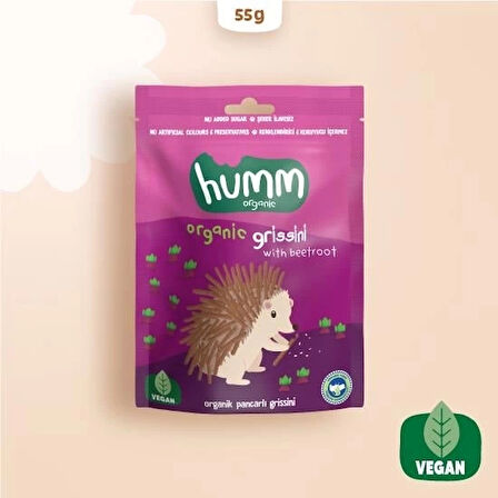 CEYLAN ADAM   Humm Organik Vegan Pancarlı Grissini 55 Gr
