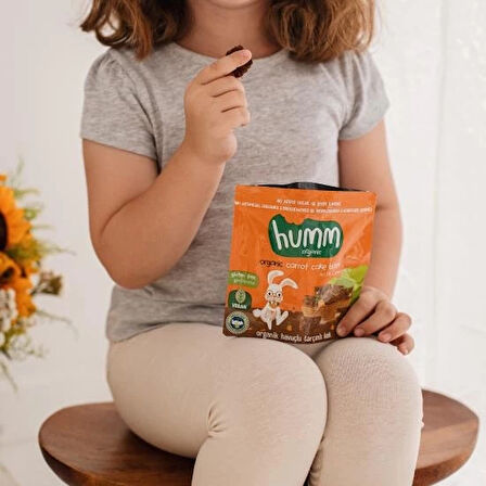 CEYLAN ADAM   Humm Organik Havuçlu Tarçınlı Vegan Kek 30 Gr