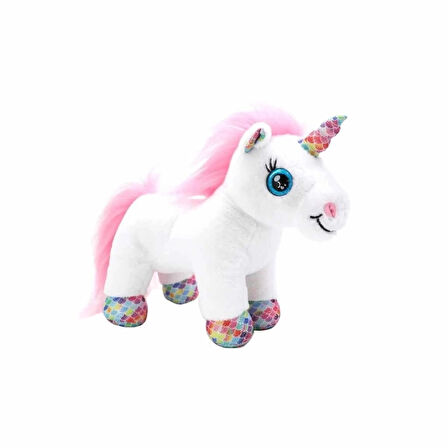 CEYLAN ADAM   10873 Cutekins Taşıma Çantalı Peluş Unicorn Lou Lou -Sunman