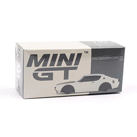 CEYLAN ADAM   Mini Gt 1/64 Nissan Skyline Kenmeri Liberty Walk White