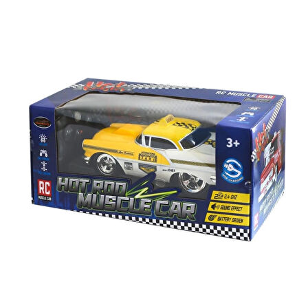 CEYLAN ADAM   MK8037B Kumandalı Sesli Işıklı Drift Taksi  1:16 -Can Oyuncak