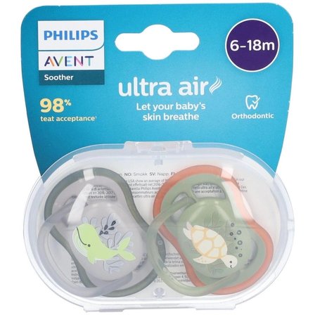 Mey İthalat®   Ultra Air Emzik 6-18 Ay Erkek