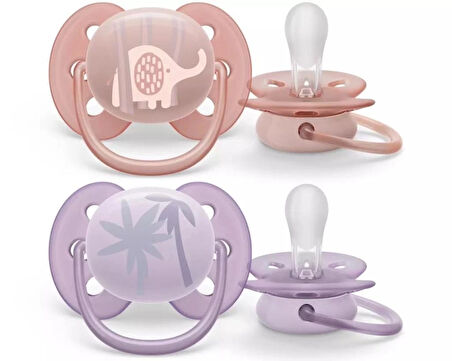 CEYLAN ADAM   Philips Avent Ultra Yumuşak Emzik 0-6 Ay Kız