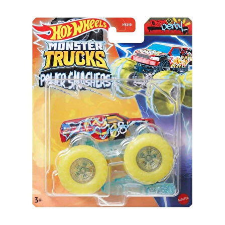 CEYLAN ADAM   HYJ19 Hot Wheels Monster Trucks Power Smashers 1:64 Arabalar