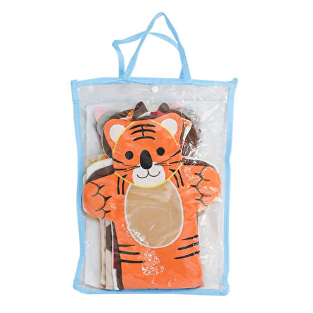 CEYLAN ADAM   AND-5002 Hayvanlar Kukla Seti 10'lu