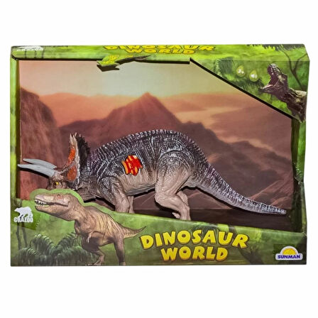 CEYLAN ADAM   Dinosaur World Sesli Dinozor Figürü