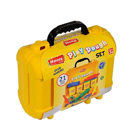 CEYLAN ADAM   ERN-597 Heroes Premium Çantalı Oyun Hamuru Seti - Eren Oyuncak